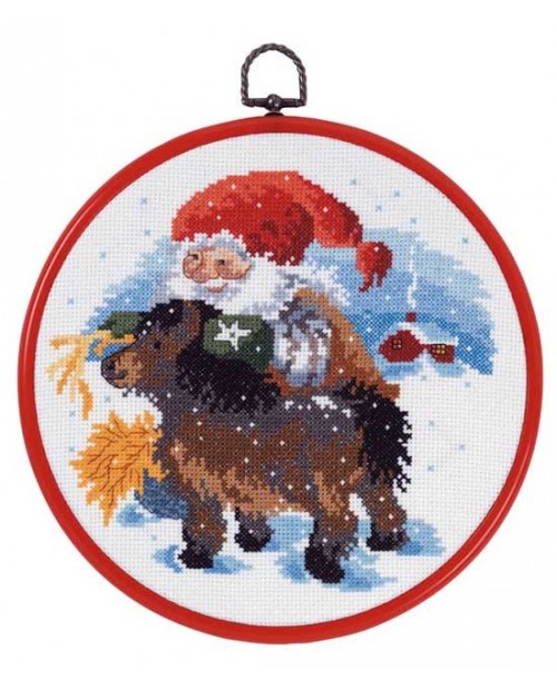 Santa Claus with pony