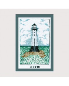 Herpin's lighthouse counted cross stitch embroidery. Le Bonheur des Dames 1980