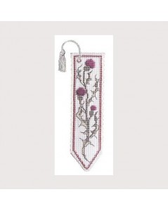 Bookmark kit ancient thistle. Counted cross stitch embroidery. Textile Heritage Collection 221288
