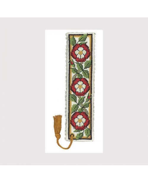 Bookmark kit heraldic rose