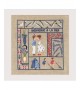 Welcome - July. Counted cross stitch kit. Design by Cécile Vessière for Le Bonheur des Dames 2656