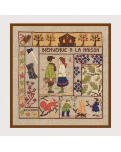 Welcome November counted cross stitch embroidery kit. n° 2660. Le Bonheur des Dames