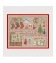 Victorian Christmas Scene. Counted cross stitch picture - Christmas holiday scenes. Le Bonheur des Dames 2683