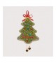 Merry Christmas Tree decoration to cross stitch. Embroidery kit n° 2733. Le Bonheur des Dames