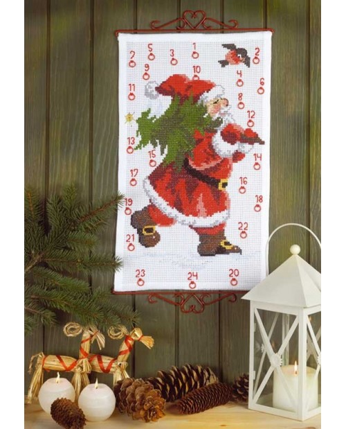 Santa Claus/Christmas tree - Advent calendar