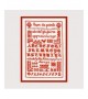 Cross stitched lesson