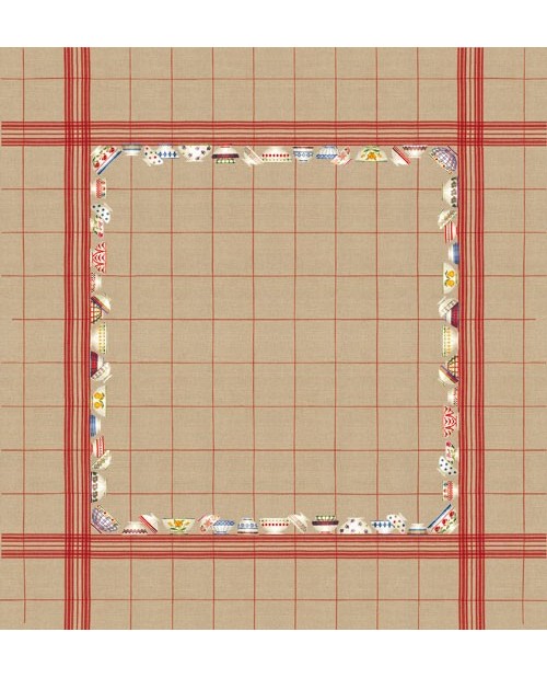 Nappe bols en lin naturel Nappe bols en lin naturel