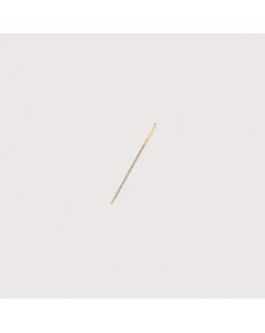 Golden needle for embroidery with round tip, size 22. Permin of Copenhagen