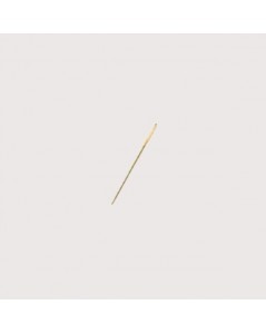 Golden needle for embroidery with round tip, size 24. Permin of Copenhagen