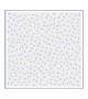 Lavender Tablecloth, white linen with printed design. Le Bonheur des Dames 6105