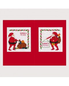 2 Santa Claus Cards