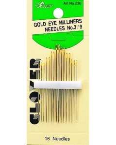 Gold Eye Milliners Needles No. 3-9