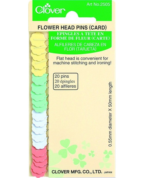 Flower Head Pins (Carded)