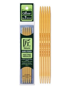 TAKUMI Bamboo Knitting Needles 16 cm