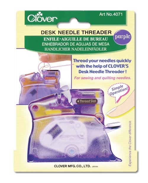 Desk Needle Threader (Violet)