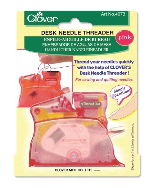 Desk Needle Threader (Pink)