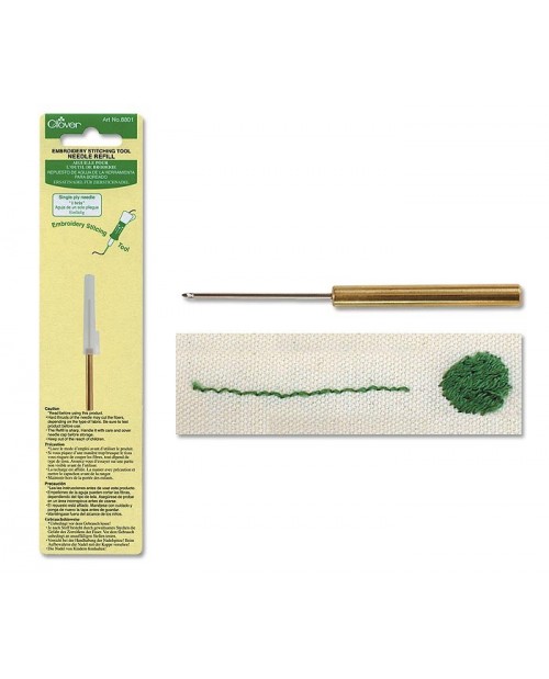 Embroidery Stitching Tool Needle Refill (1-Ply Needle)