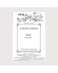 Gift voucher Le Bonheur des Dames of 10 euro value.