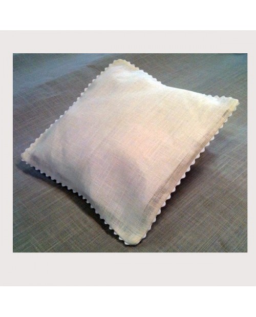 Linen wedding cushion