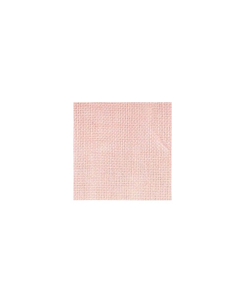Pink linen evenweave 12 threads/cm width 140 cm
