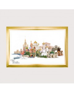 Kit broderie par Thea Gouverneur - Moscou.