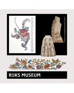 Rijksmusem Collection Skirt with flowers / Waistcoat with flowers