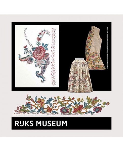 Rijksmusem Collection Skirt with flowers / Waistcoat with flowers