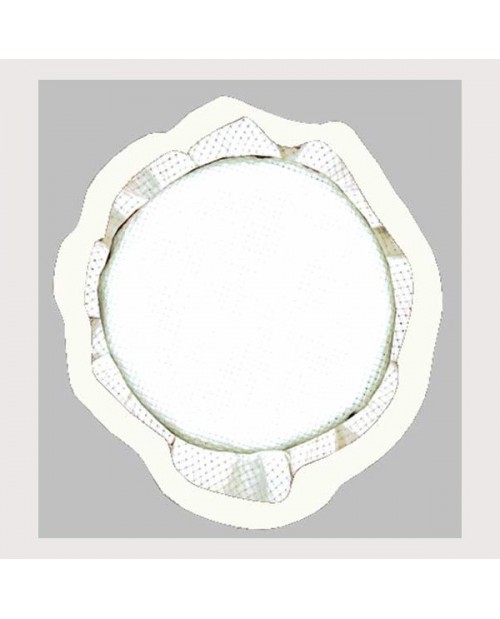 Jam lid cover to embroider by counted cross stitch, made of cotton Aïda with white border. Jam lid cover to embroider by counted cross stitch, made of cotton Aïda with white border.