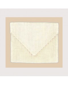Ivory linen pouch