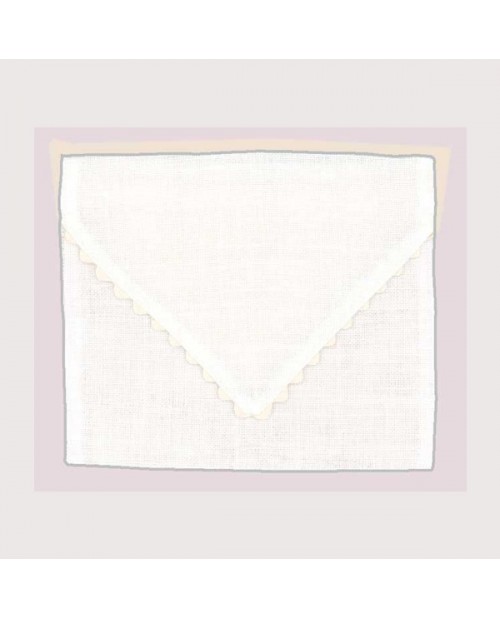White linen pouch