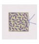 Needle case Lavender. Counted loop stitch embroidery on even-weave linen. Le Bonheur des Dames 3467