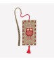 Embroidery kit. Bookmark with red Christmas Owl. To cross stitch. Item n° 4614 Le Bonheur des Dames