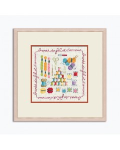 Embroidery kit. Le Bonheur des Dames. Stitched with a thread and with love. Item n° 2278
