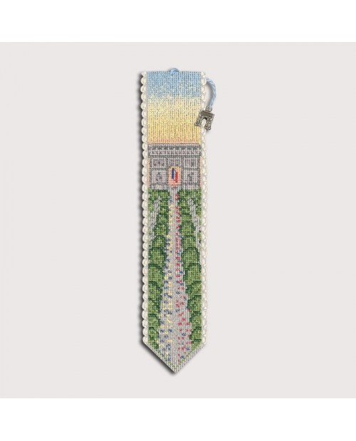 Bookmark l'Arc de Triomphe to cross stitch. Item n° 4574