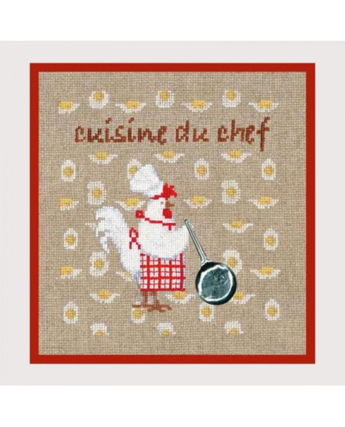Kitchen's chef. Counted cross stitch kit. Item n° 2721