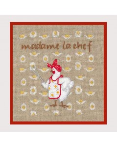 Madam chef. Counted cross stitch kit. Item n°2722. Le Bonheur des Dames