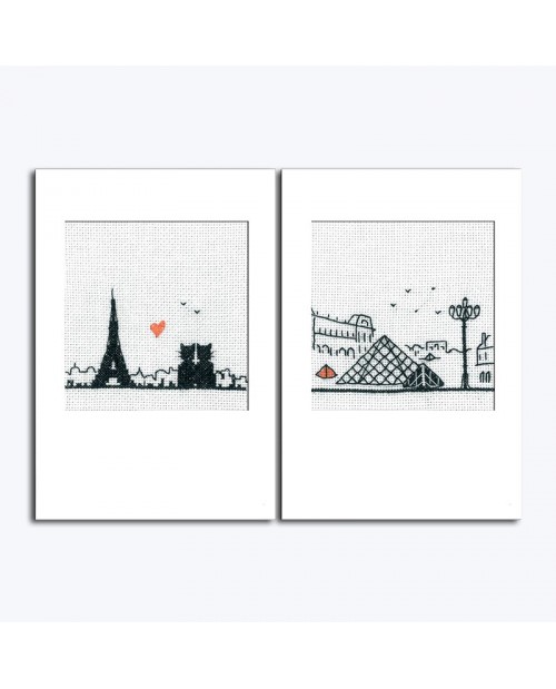 Cartes De Vœux A Broder Paris Tour Eiffel Le Bonheur Des Dames 7533 Cartes De Vœux A Broder Paris Tour Eiffel Le Bonheur Des Dames 7533