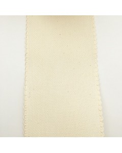 Bande à broder en Aida ecru 7 points/cm, largeur 10 cm. BD82. Le Bonheur des Dames