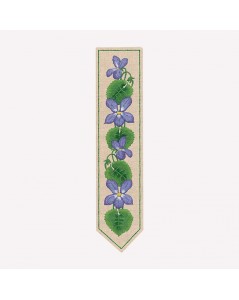 Bookmark Lilac Flowers. Cross stitch kit. Le Bonheur des Dames 4587