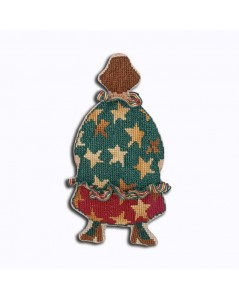 Decorative embroidery. Suspension Madame Clown. Le Bonheur des Dames 2649