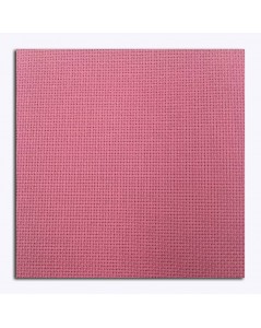 Tissu Aida coton 5,5 pts/cm, couleur rose framboise. Tissu pour la broderie eu point de croix, point compté. AI55P32