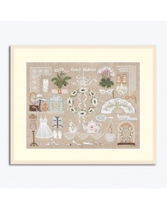 Kit punto de cruz y petit point Le Bonheur des Dames Printemps