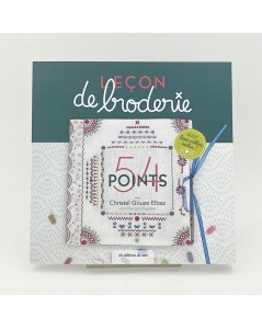 Leçon de broderie - 54 points. Livre sur les points de broderie traditionnelle. Editions de Saxe. SLIV2258