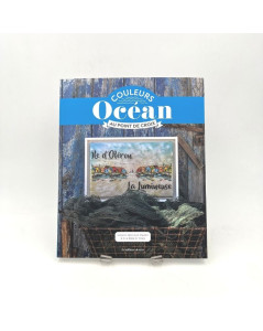 Colours Ocean by cross stitch. Book. Isabelle Haccourt Vautier and A la Belle et Toiles. Les Éditions de Saxe. MLAB360
