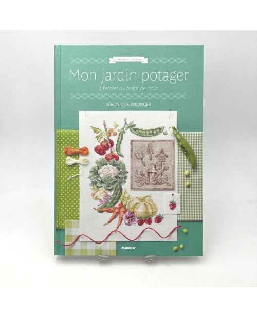 Book. My vegetable garden to embroider in cross stitch. Mango editions. MG459
