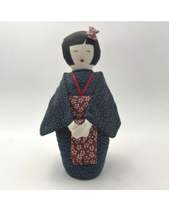 Sewn Japanese doll. Design Leiko by Cécile Vessière. Le Bonheur des Dames PJ12
