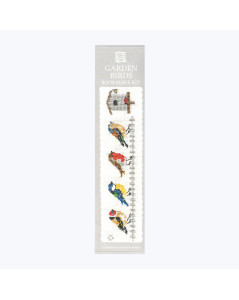 Bookmark kit Garden Birds. Embroidery kit. Textile Heritage Collection