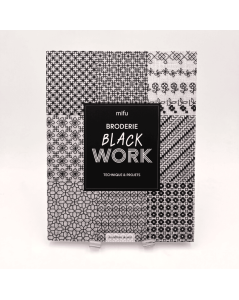 Livre. Broderie Blackwork - technique & projets. Les Éditions de Saxe. JALI327