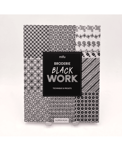 Book. Blackwork embroidery - technique and projects. Les Éditions de Saxe. JALI327