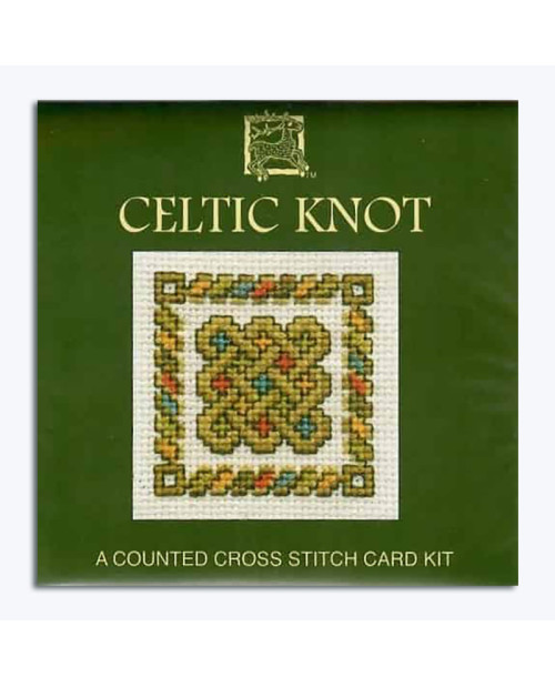 Celtic Knot. Greeting card with aperture. Embroidery kit, cross stitch, item n° 433254